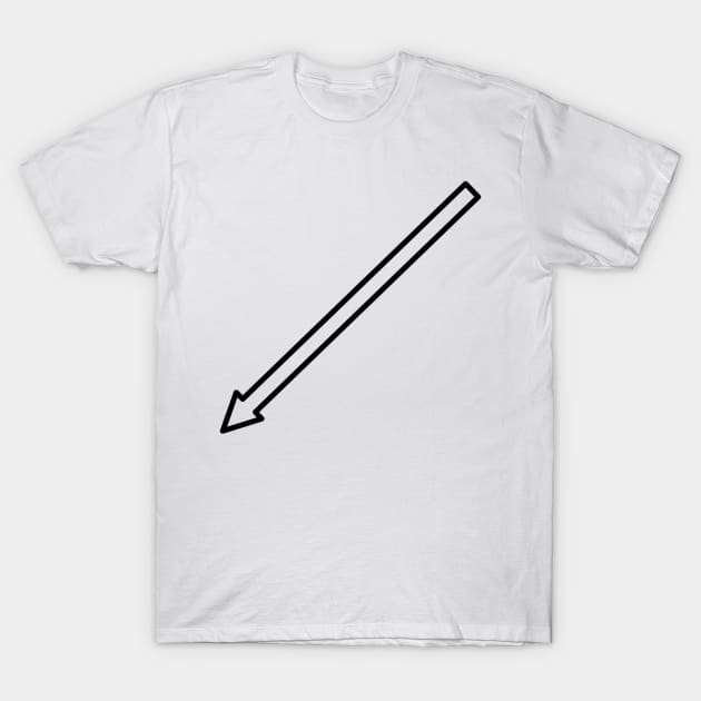 creative products with arrow pattern T-Shirt by Bangndres